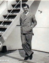André Gaudin, sur le bâteau le ramenant de Buenos Aires